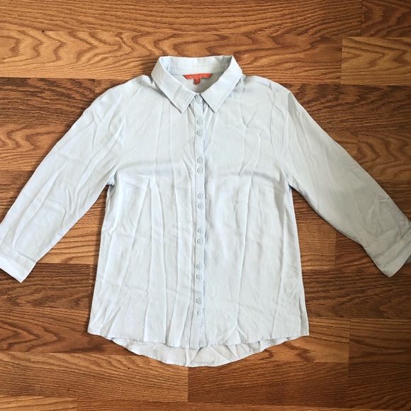 ModCloth light blue button up - Picture 1 of 8